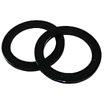 W71478 Coil Spring Insulator - Black, Synthetic Elastomer, Direct Fit, Set of 2
