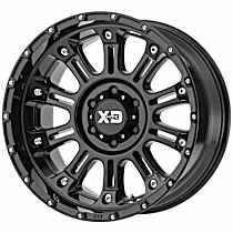 XD82989080300 Aluminum Gloss Black Wheel, 18 in. X 9 in., 8 x 6.5 in. Bolt Pattern