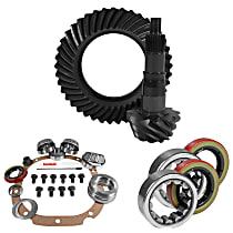 ZGK2044 8.8" Ford 3.31 Rear Ring & Pinion, Install Kit, 2.53" Od Axle Bearings & Seals