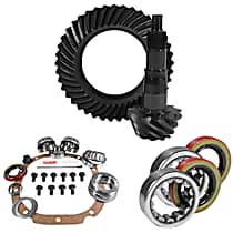 8.8" Ford 4.88 Rear Ring & Pinion, Install Kit, 2.53" OD Axle Bearings & Seals