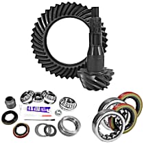 9.75" Ford 3.55 Rear Ring & Pinion, Install Kit, 2.53" OD Axle Bearings & Seal
