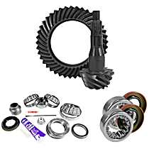 9.75" Ford 4.11 Rear Ring & Pinion, Install Kit, Axle Bearings & Seal
