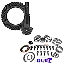 11.25" Dana 80 3.73 Rear Ring & Pinion, Install Kit, 4.125" OD Head Bearing