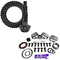 11.25" Dana 80 Thin 3.73 Rear Ring & Pinion, Install Kit, 4.125" OD Bearing