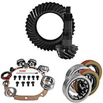 8.8" Ford 4.11 Rear Ring & Pinion, Install Kit, 2.25" OD Axle Bearings & Seals