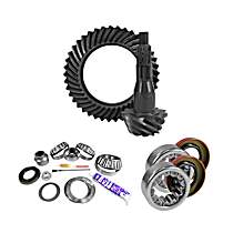 9.75" Ford 3.55 Rear Ring & Pinion, Install Kit, Axle Bearings & Seal