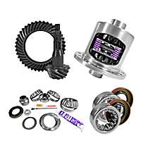 9.75" Ford 3.55 Rear Ring & Pinion, Install Kit, 34Spl Posi, Axle Bearings