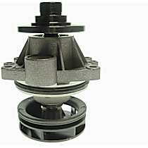 Water Pump, Naturally Aspirated, GAS, Rear Wheel Drive; With 1 elastomer seal; reinforced version; Without pulley, New, 6 Cyl 2.8L, OE Replacement Series - 