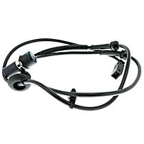 Rear, Driver or Passenger Side ABS Speed Sensor, Except Automatic Headlight Range Control Dynamic; With OE No. 8E0927807G; Incl. ABS Wheel Speed Sensor Wire Harness