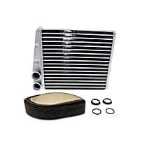 Heater Core, enginedesignationname: BPY, Eng. VIN: F, FI, 4 Cyl 2.0L