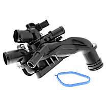 Thermostat Housing, 4 Cyl 1.6L, With Housing, Gasket, Sensor - 
