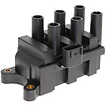 Ignition Coil, Aftermarket Grade, Sold Individually, 6 Cyl 4.2L - 