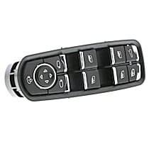 Front, Driver Side Window Switch, Except Lane Departure Warning; Switch Panel Assembly