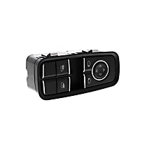 V45-73-0024 Driver Side OE Replacement Series Window Switch Black