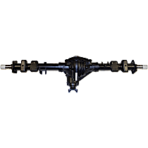 Front or Rear, Driver and Passenger Side Axle Assembly, Ratio: 3.73, GM 14 Bolt 10.5 Inch Ring Gear. Single Rear Wheels. Except 9000-9200 GVW. Ratio Option GT4. Without Posi Traction, 7.4L 8Cyl, Remanufactured