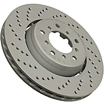 150 3419 70 Brake Disc (Cross Drilled with Floating Aluminum Hub) (325 X 28 mm) - Replaces OE Number 34-11-2-282-801