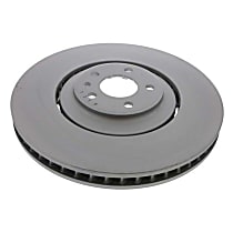 4H0-615-301 AN Front, Driver or Passenger Side Brake Disc, Plain Surface