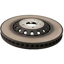 4M0-615-301 AS Front, Driver or Passenger Side Brake Disc, Plain Surface