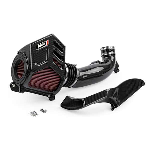 APR® CI100048 Cold Air Intake, Carbon Fiber Tube Red 6, 3.0