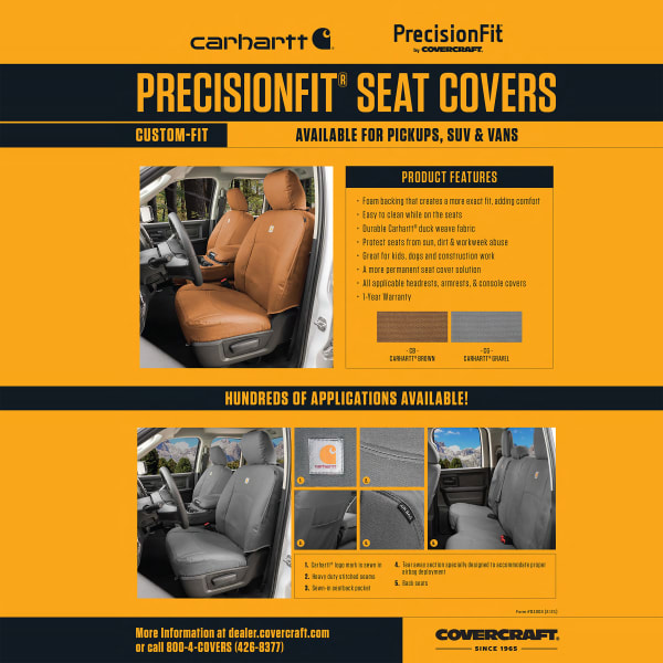Precision Fit Seat Covers: Covercraft Precision Fit Car Seat Covers