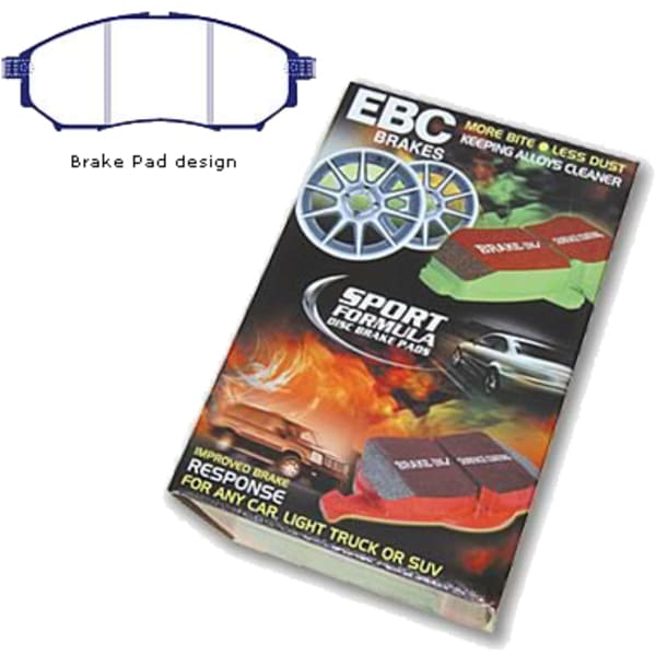 EBC® DP31671C Front 2-Wheel Set Aramid Fiber Ceramic Brake Pads