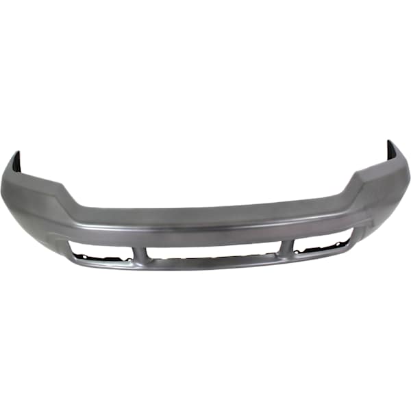 Replacement Front Bumper, Painted Gray, Without Molding Holes  