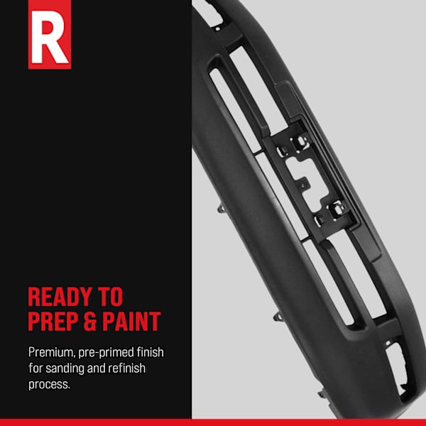 Replacement Front Primed Bumper Cover, 1.8L Engine, Sedan/Hybrid 