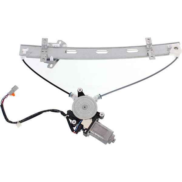 Replacement Front, Driver Side Window Regulator, Power, With Motor