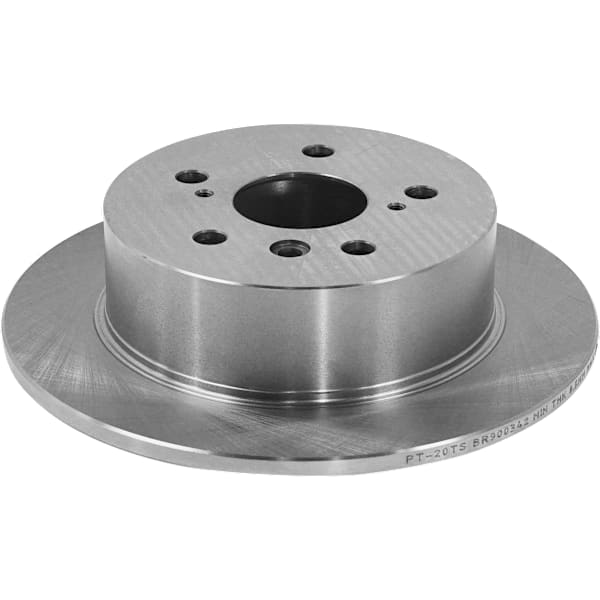 SureStop® Front and Rear Brake Disc and Pad Kit, Plain Surface, 5 Lugs