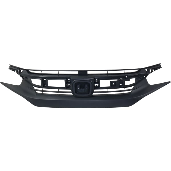 Replacement Front Primed Bumper Cover Kit, includes Bumper Grille, Fog  Light Cover, and Grille KIT-021818-126