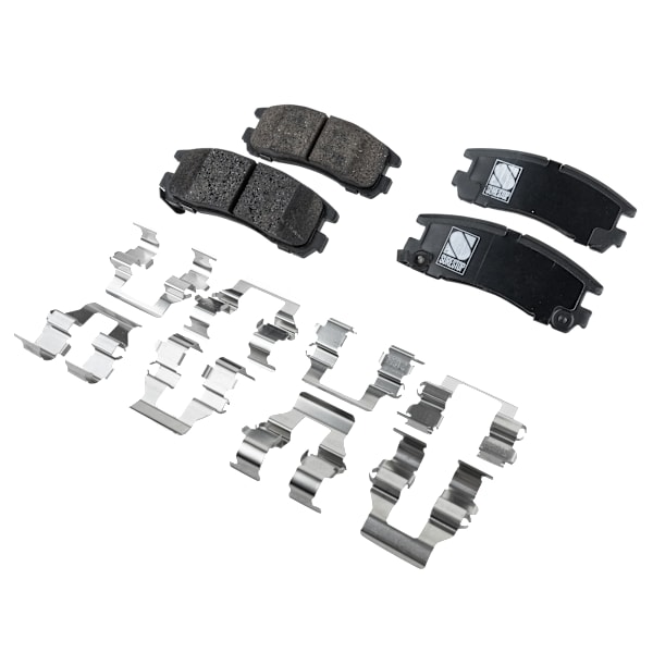SureStop® Rear Brake Disc and Pad Kit, Cross-Drilled and