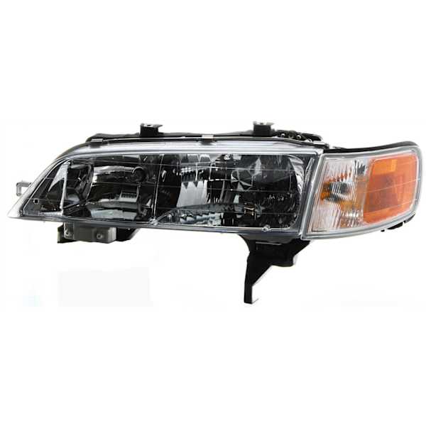 Replacement 4-Piece Kit, Driver and Passenger Side Halogen Headlight ...