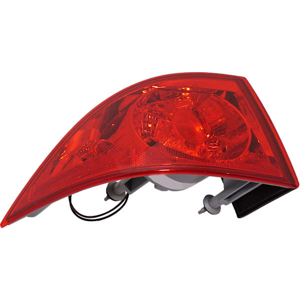 Replacement 3Piece Kit Rear Primed Bumper Cover, includes Tail Lights