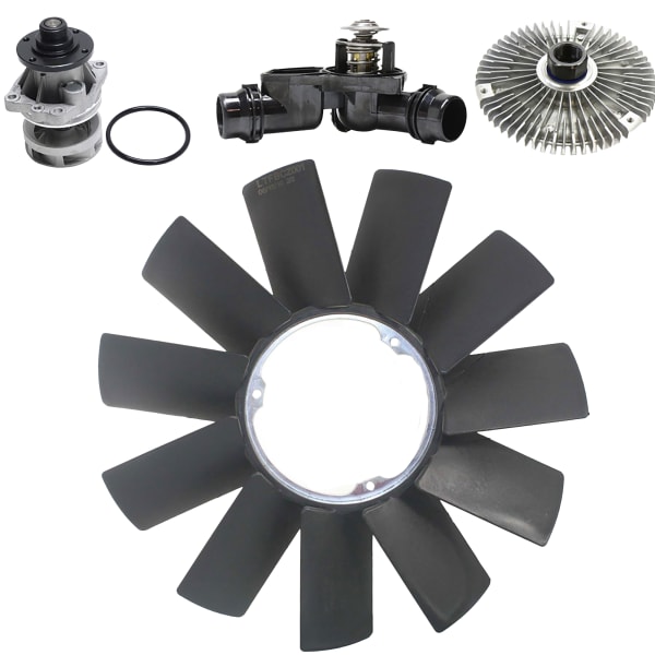 DriveMotive 4Piece Kit Cooling System Service, includes Fan Blade, Fan