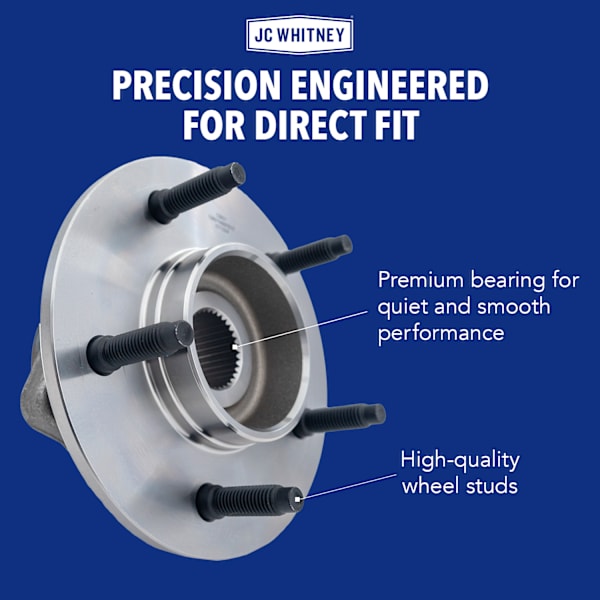 TrueDrive 4Piece Kit Front, Driver and Passenger Side Wheel Hub, includes Wheel Bearings KIT