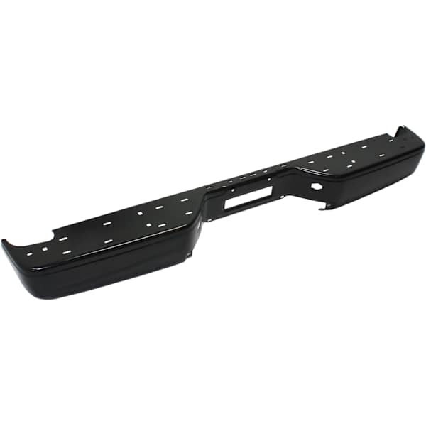 Replacement 4Piece Kit Powdercoated Black Step Bumper, With pad