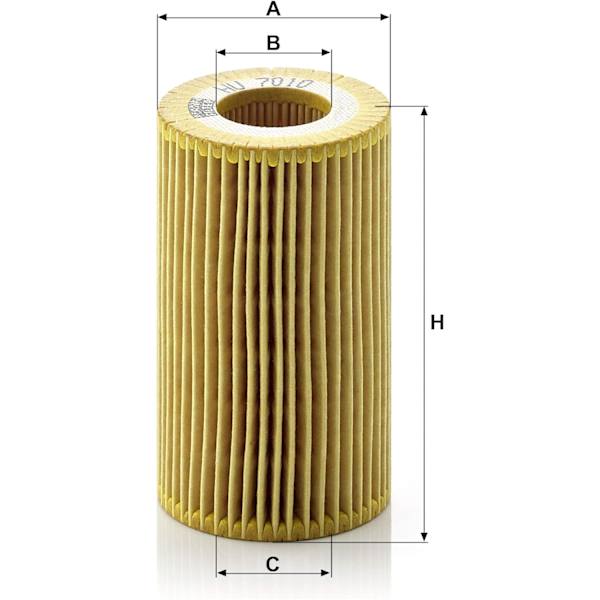 送料無料 通販 ファッション Mann-Filter® Individually Sold Cartridge, - Filter Oil z 7010 HU ファイル・バインダー・ケース