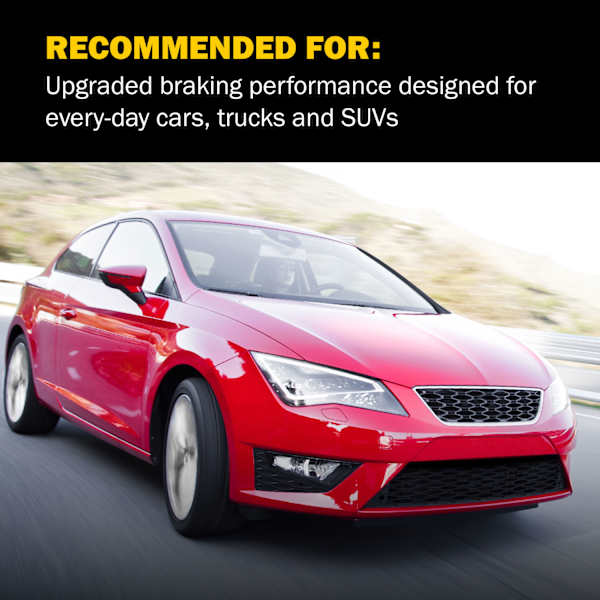 Powerstop® Z23914 Front Z23 Daily CarbonFiber Ceramic Brake Pads with StainlessSteel Hardware Kit