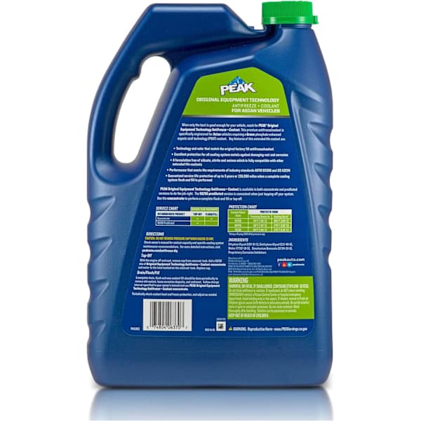 Peak® PAG0B3 PEAK ORIGINAL EQUIPMENT TECHNOLOGY Concentrate Antifreeze