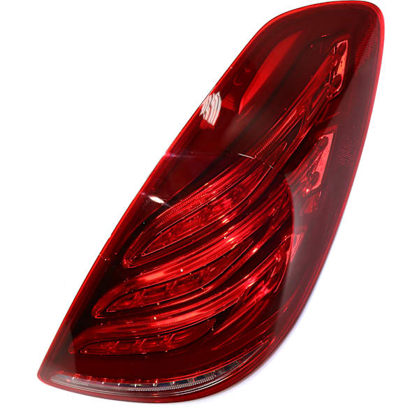 ReplaceXL Passenger Side Tail Light, with Bulb, LED, Clear and Red Lens