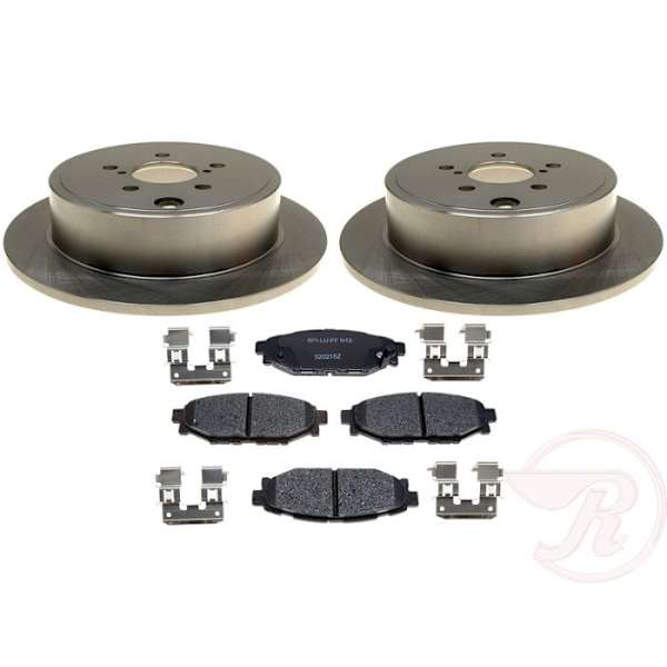 Raybestos® 1114CH980634R Rear Brake Disc and Pad Kit, R-Line Series