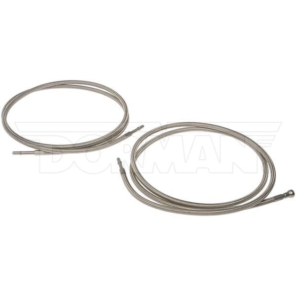 Dorman® 819-846 Fuel Line - Silver, Stainless Steel, Fuel Line, Direct Fit,  Sold individually