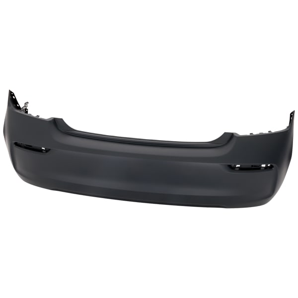 Replacement Rear Primed Bumper Cover, Sedan, For Models Without Rally