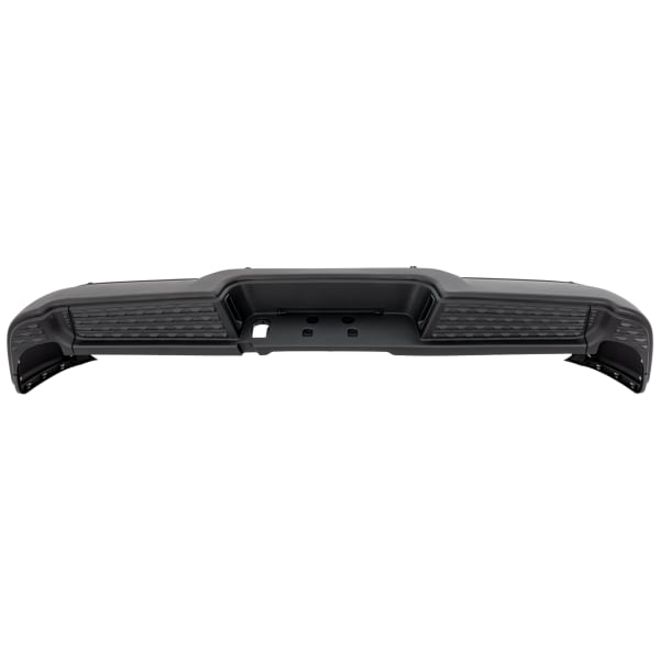 Replacement Painted Black Step Bumper, Without mounting bracket(s