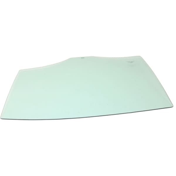 Replacement Rear, Passenger Side Door Glass, Green Tint, Without  