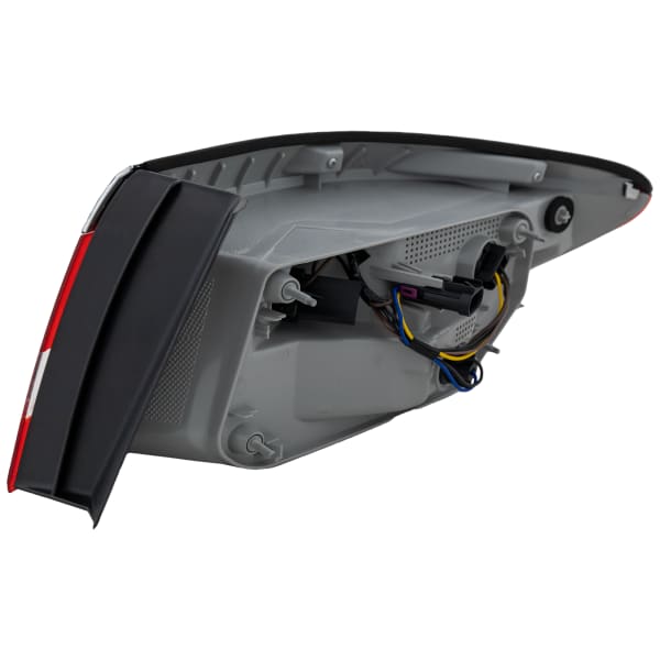 Replacement Driver Side, Outer Tail Light, with Bulb