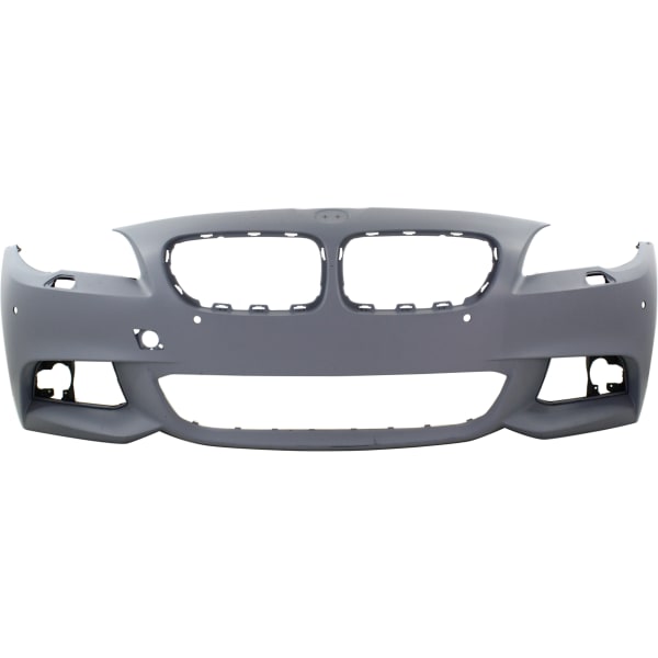 Replacement Front Primed Bumper Cover, Sedan, F10 Sedan, With Park Distance  Sensor and Side View Camera Holes, For Models With M Aero Sport Package  REPB760170P
