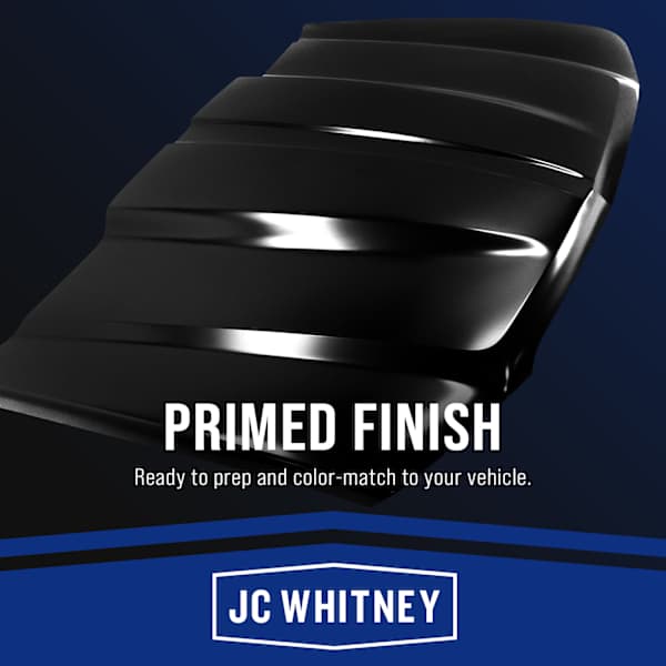 JC Whitney® Cowl Hood, Steel, Primed, 2 in. Raised, New Body
