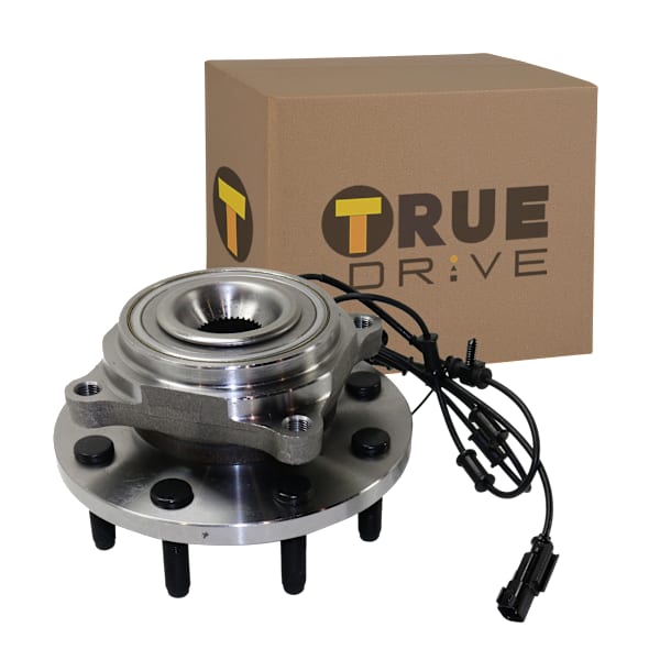 TrueDrive Front, Driver or Passenger Side Wheel Hub, With Bearing 