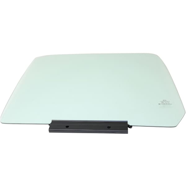 Replacement Front, Driver Side Door Glass, Green Tint, Replaces NAGS No